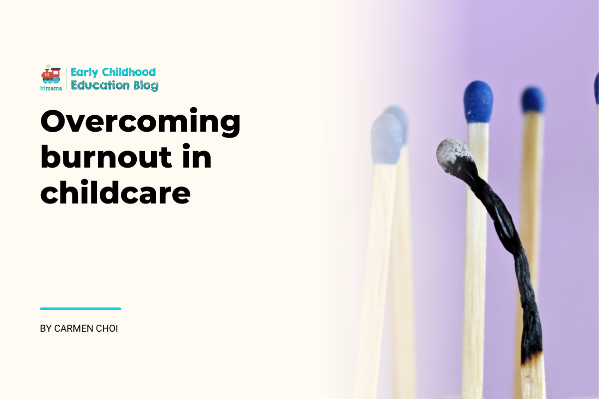 Overcoming burnout in childcare blog header