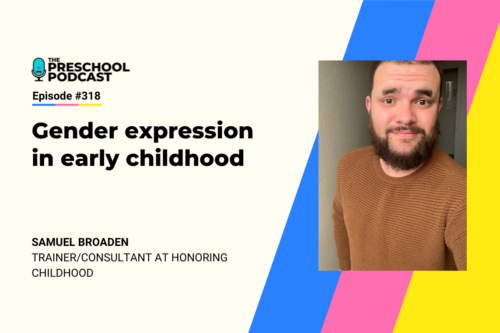 Gender expression in early childhood podcast header
